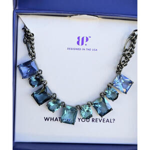 Bomb Party Sirens Necklace NK52501 "Midnight Currents" Paraiba (Jewel Candy)